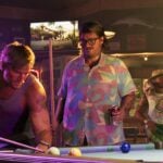 Screenshot of Jason Duval and Cal Hampton playing pool together