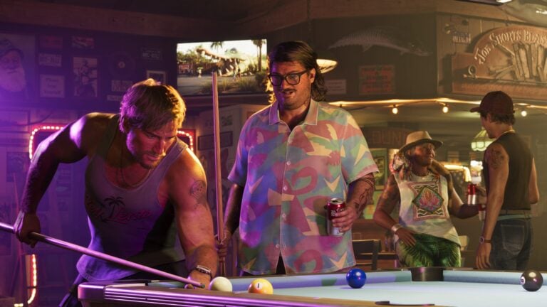 Screenshot of Jason Duval and Cal Hampton playing pool together
