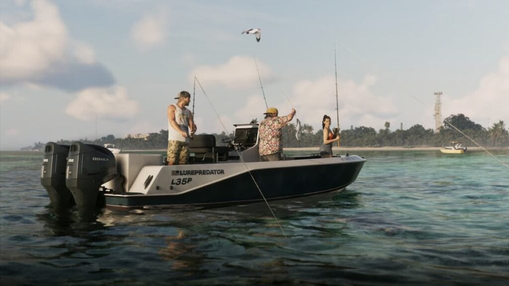 Jason, Cal and Lucia Fishing