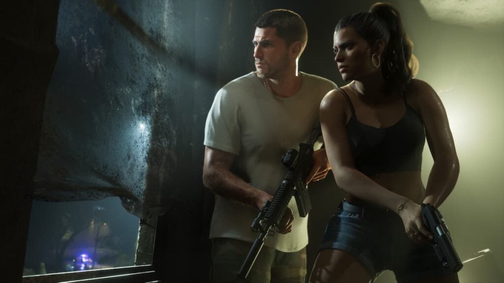 Jason and Lucia Hiding from Cops