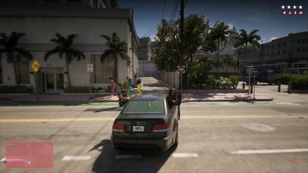 Jason and Raul Shooting from Car