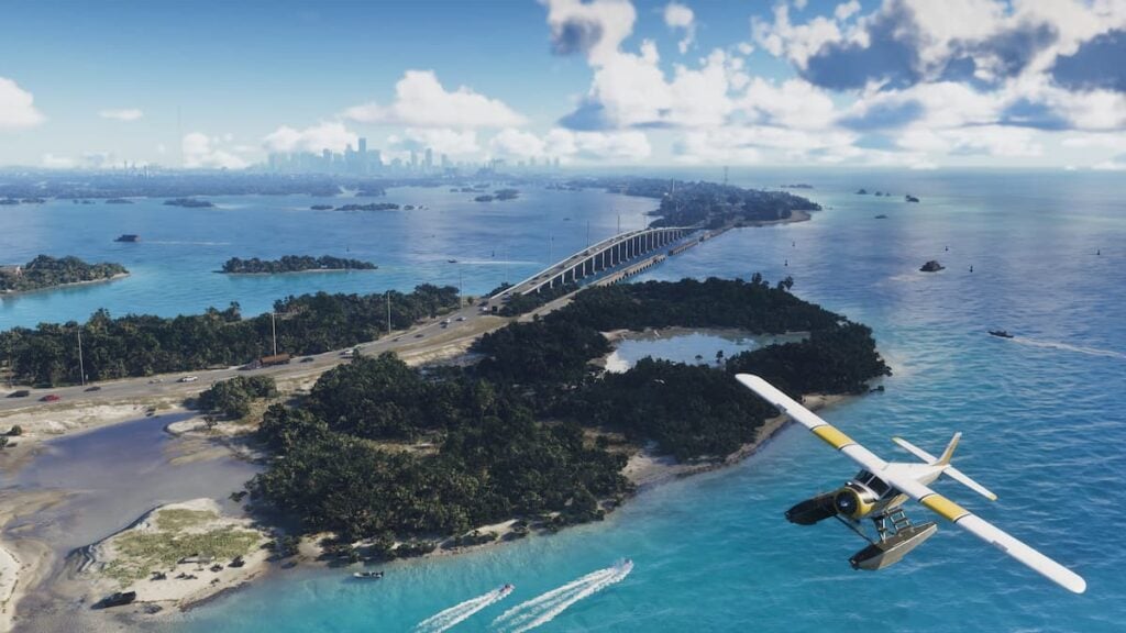 Leonida Keys Overview Screenshot featuring its archipelago landscape