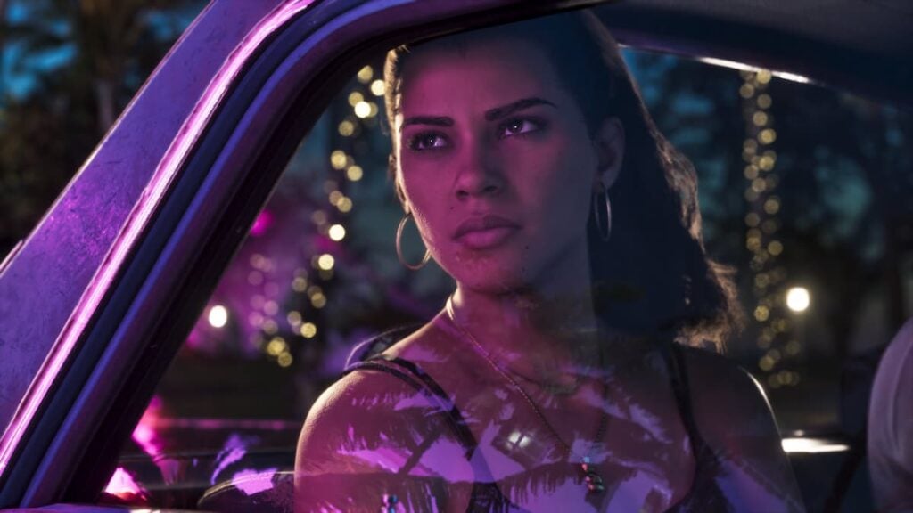 Lucia Caminos Inside Vehicle