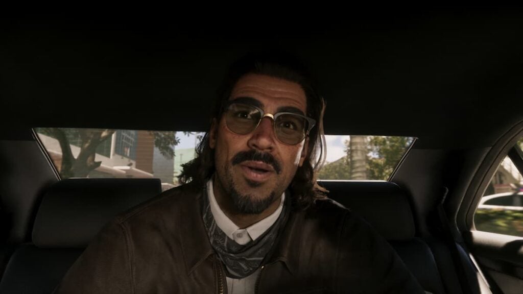 Raul in a vehicle