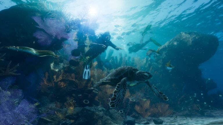 Snorkeling activity screenshot in Grand Theft Auto VI