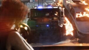 Lucia taking on VSPD and Brute Police Riot in GTA VI Trailer 2
