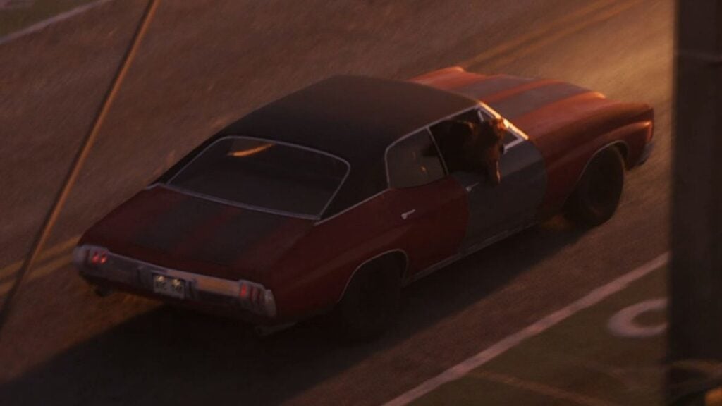 Declasse Tulip driven by Jason in GTA VI's Trailer 2