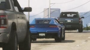 Invetero Coquette on the highway in GTA VI's Second Trailer
