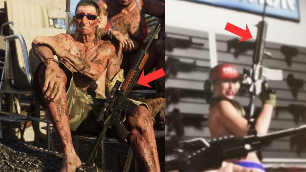 Two times the M4 was spotted in GTA VI. 
