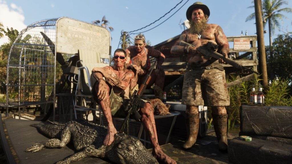 Poachers with an M4 and M1A in GTA VI.