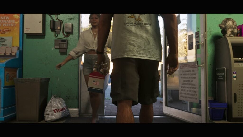 Cloth Physics GTA 6 in Trailer 2 on jason