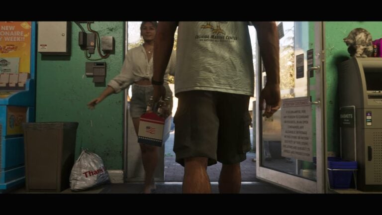 Cloth Physics GTA 6 in Trailer 2 on jason