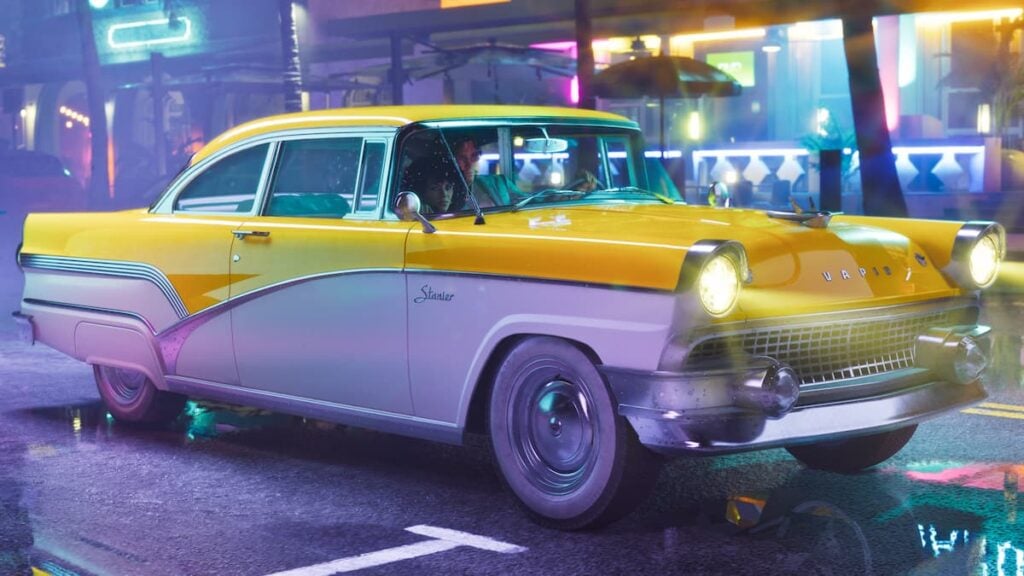 Jason Driving a ’55 Vapid Stanier