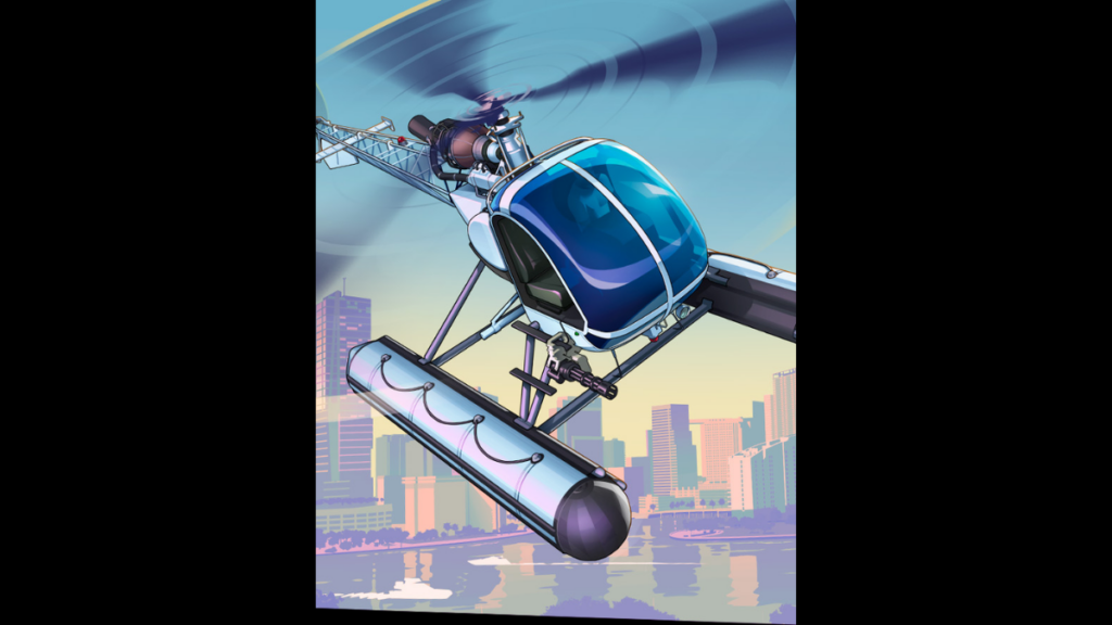 Sea Sparrow from GTA 6 Box Art Cover