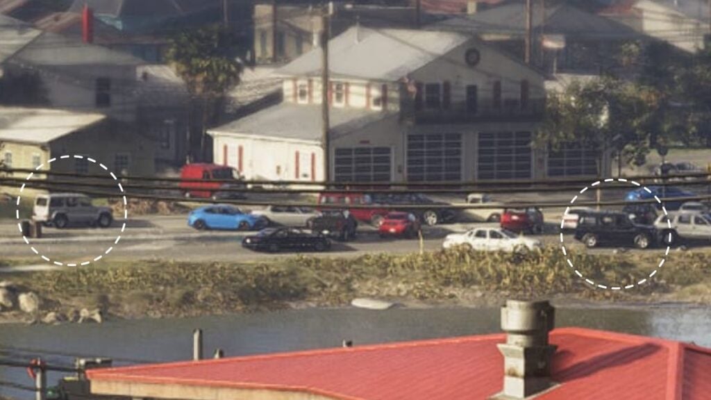 White and Black Benefactor Dubsta in GTA 6
