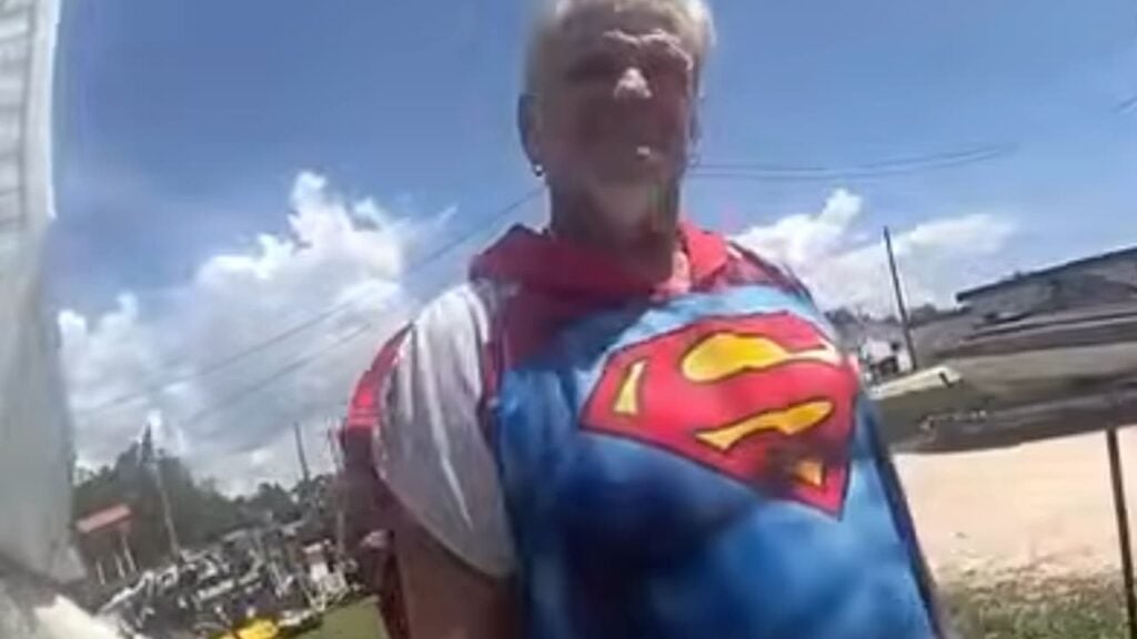 Hillsborough County Sheriff's Office footage of superman burglar