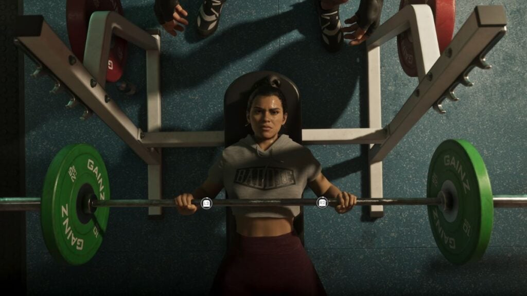 Lucia at the gym in GTA 6.