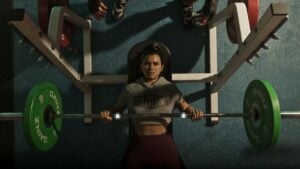 Lucia at the gym in GTA 6.