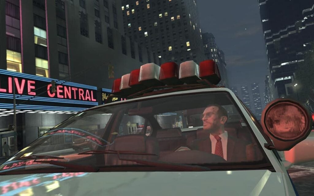 Niko Driving in GTA 4