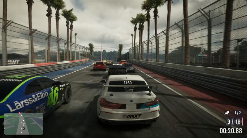 Cars in a race in GTA 6