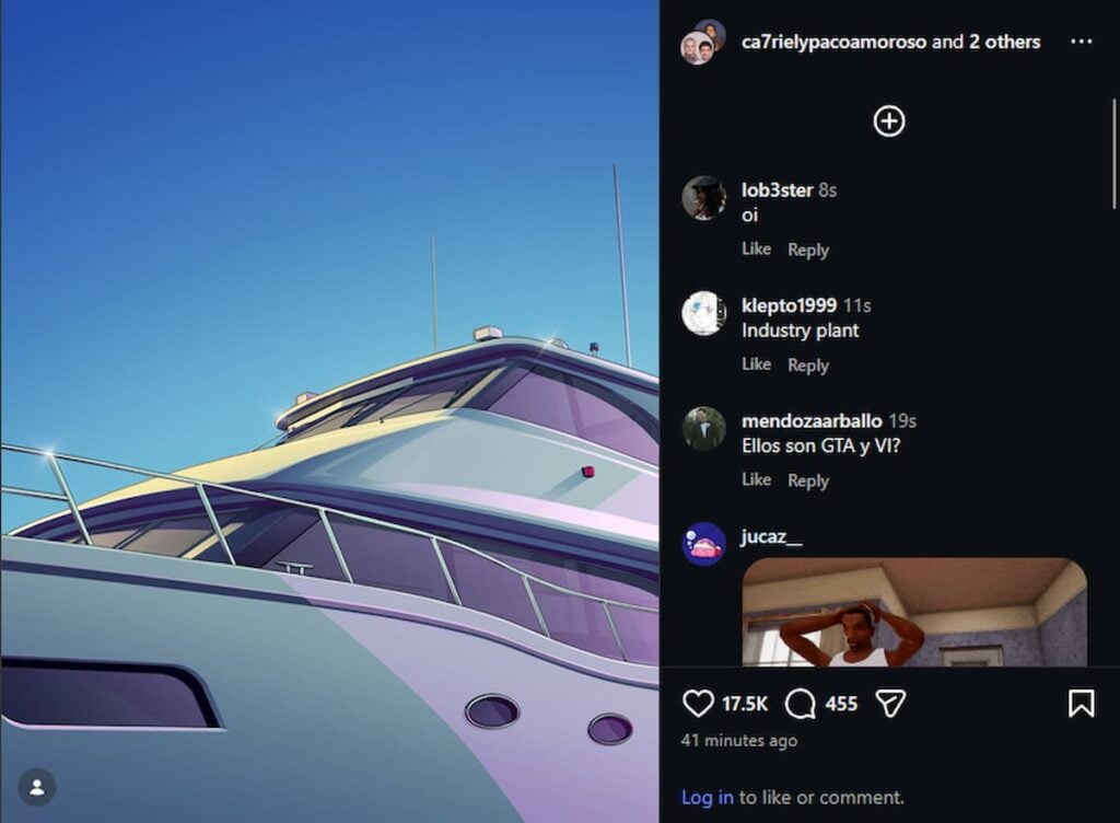 Ca7riel and Paco Moroso GTA 6 Social Media Post