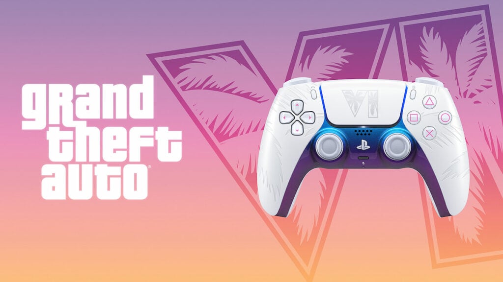 GTA 6 Limited Edition White DualSense Controller