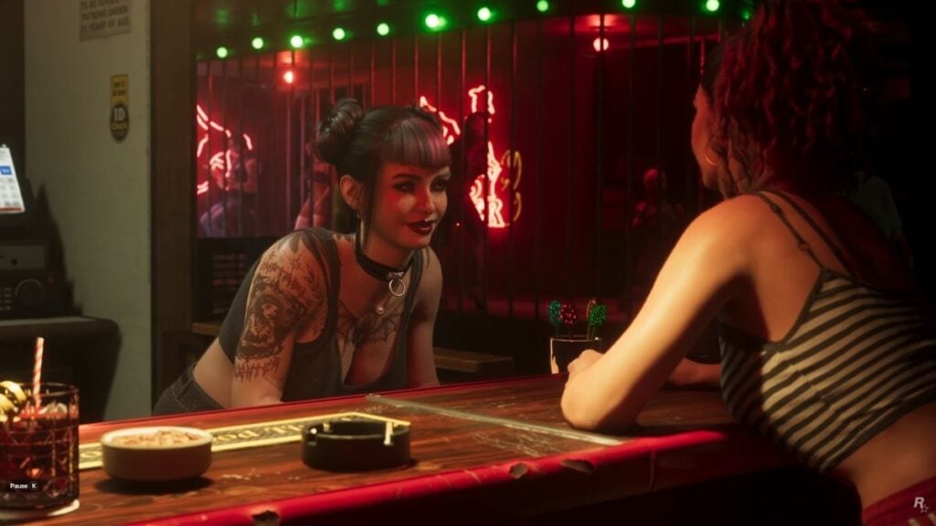 A goth girl seen in the GTA 6 extended preview.