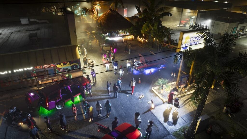 Car Meet at Night GTA 6