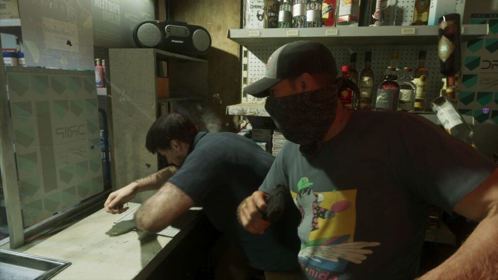 Jason Pistol Whipping an employee