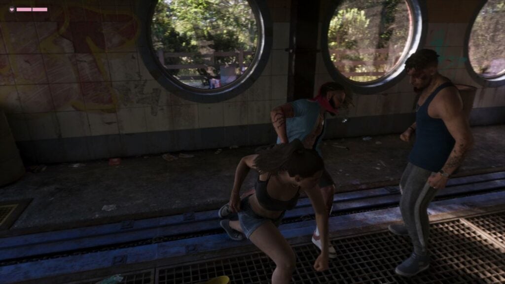 Lucia Knocking Out Someone