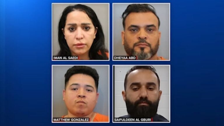 The four suspects in the car-related case